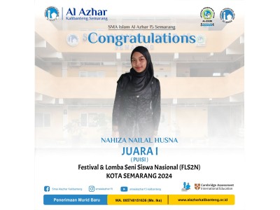 Juara 1 Baca Puisi FLS2N Kota Semarang